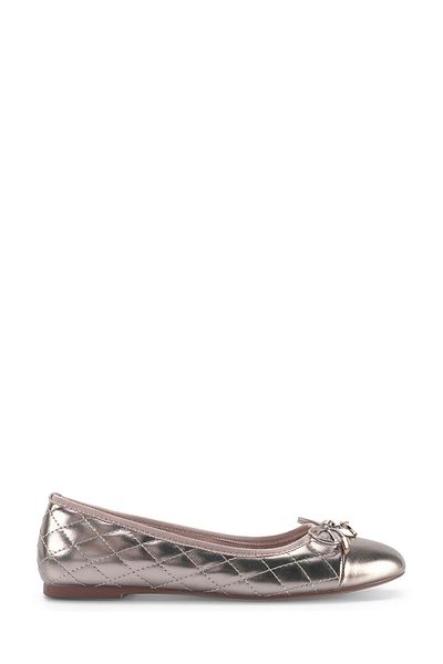 Nine West Molivo 3Fx Gold Women's Ballerinas