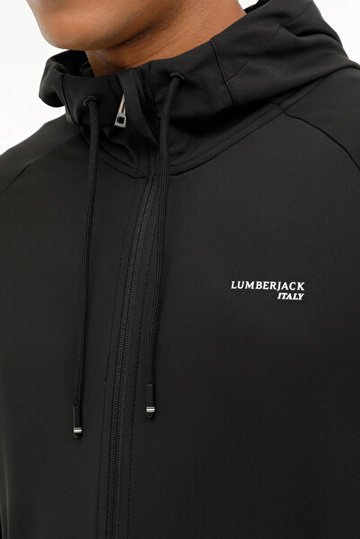 lumberjack ML TRAFAL 18BA-100 3PR Siyah Erkek Eşofman Üstü