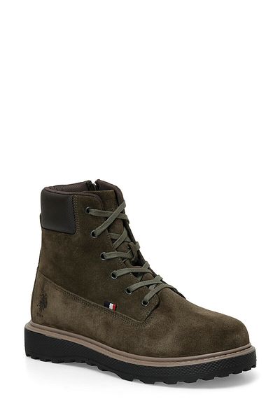 U.S. Polo Assn. SIGNOR LTH 3PR - Khaki Men's Worker Boots