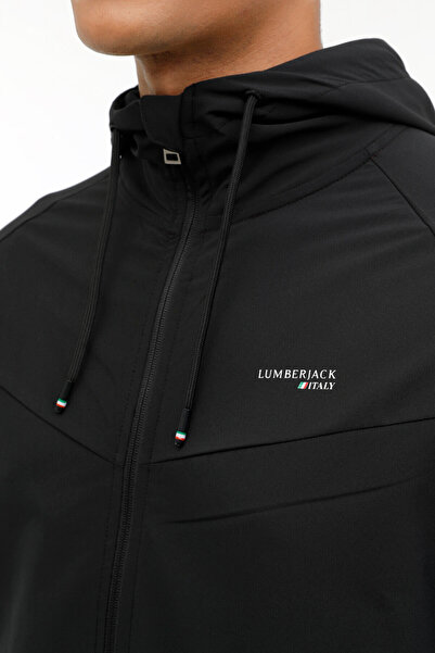 lumberjack ML WODER 18WDR01 3PR Siyah Erkek Eşofman Üstü