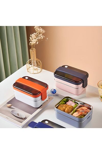 Vagon Karma Steel Lunch Box Lunch Box (Lunch Box) 1200 Ml Bl20183