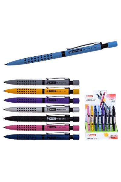 Mikro Versatil Pencil (Mechanical Pencil) 0.7 Mm 502B-40 with Stand (Pack of 40)