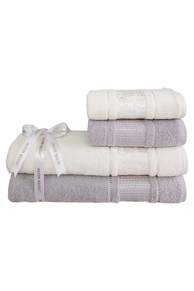 Özdilek Blossom Best Set Σετ Τουρκικού Μπάνιου - Cream Grey