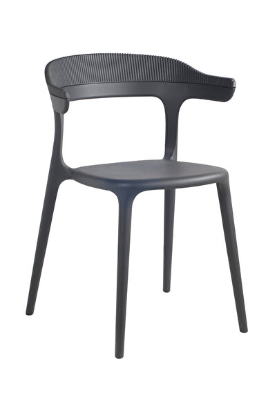 Papatya Luna - Stripe Sandalye | Bahçe, Mutfak, Balkon, Restoran, Kafe Sandal...