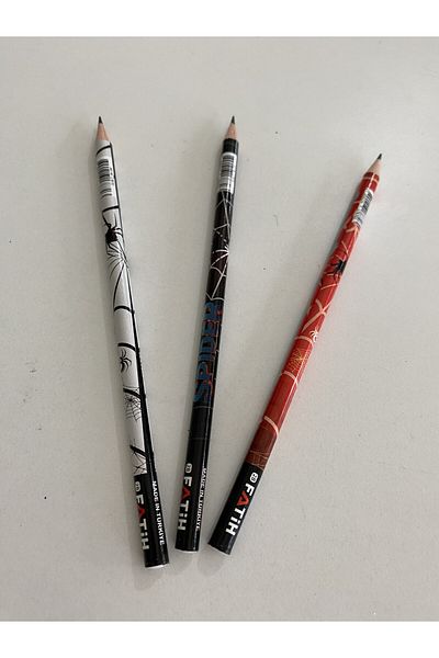 Fatih Spiderman Pencil 3 Pieces