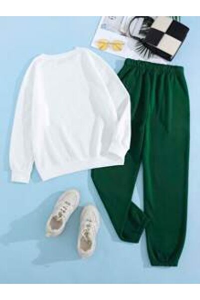 İsaac Γυναικείο σετ φόρμας Boston Printed Crew Neck