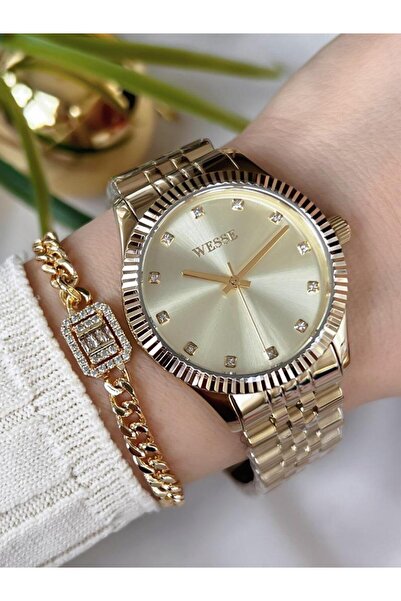 Wesse WWL.108809 Wesse Elite Çelik Kordon Kararmaz Renk Atmaz Kol Saati 30Mt ...
