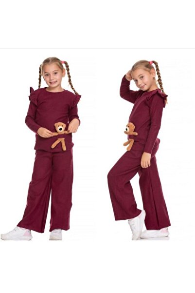 nisaykids Girl's Teddy Bear Bottom and Top Set