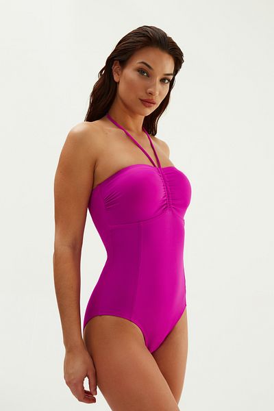 Eros Costum de baie cu corset violet