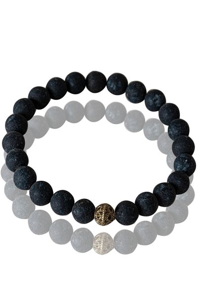 Tesbih Atölyesi Certified Raw Unprocessed Iolite Stone Bracelet