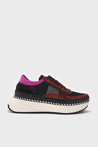 Louis Cardy Danika Siyah Hakiki Deri Kadın Sneakers