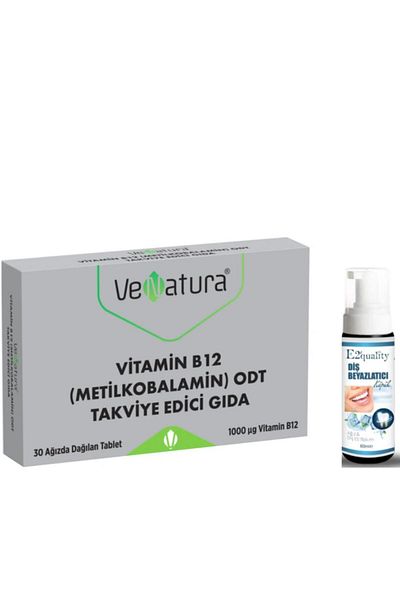 VeNatura Methylcobalamin Odt Supplement Food 30 Tablets - Teeth Whitening Foam