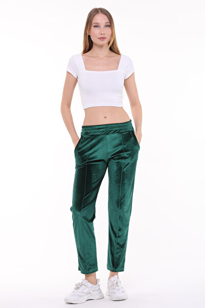 ikmal collection Pantaloni de sport din catifea İkmal Çımalı