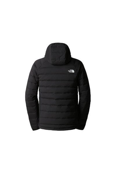 THE NORTH FACE Belleview Stretch Down Hoodie (600 Kaz Tüyü) Erkek Kışlık Outdoor Montu Siyah