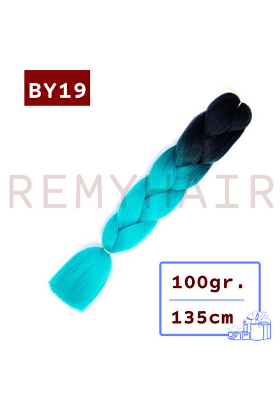 REMY HAİR تجديل الشعر الأفريقي - تركواز أسود BY19 - 100 جرام