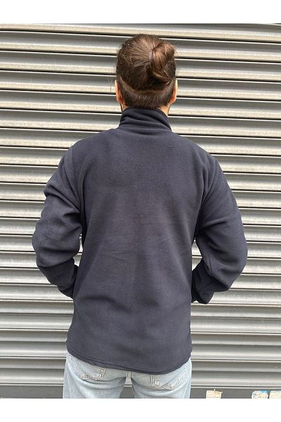 nacar çarşı UNISEX Polar Cold-Resistant Standard-fit Pocket-Free Men's Fleece Cardigan