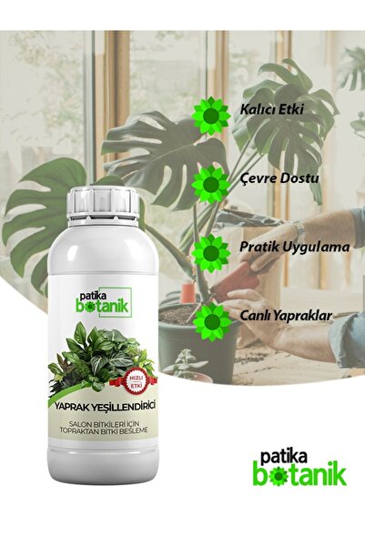 Patika Botanik 500 ML Yaprak Yeşillendirici - Süs Bitkileri İçin- Topraktan