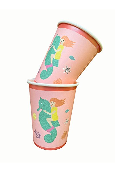 BalinMandalin Denizaltı Dünyası, Deniz Kızı / Mermaid Desenli Pembe, Yaldızlı...
