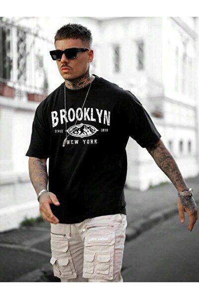 BENROMA BROOKLYN PRINTED OVERSIZE UNISEX T-SHIRT