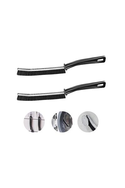 YDGR (2 Pieces) Multi-Purpose Brush - Jointed Bathroom Kitchen Sink Black