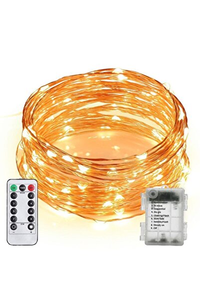 exeo Peri Tel Led Işık Kumandalı Animasyonlu Pilli Led 10 Metre