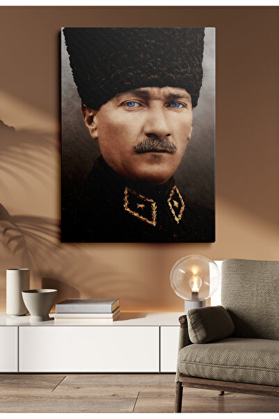 HOMEPACK Canvas Wall Painting Ataturk Single Canvas Painting Kanvas157