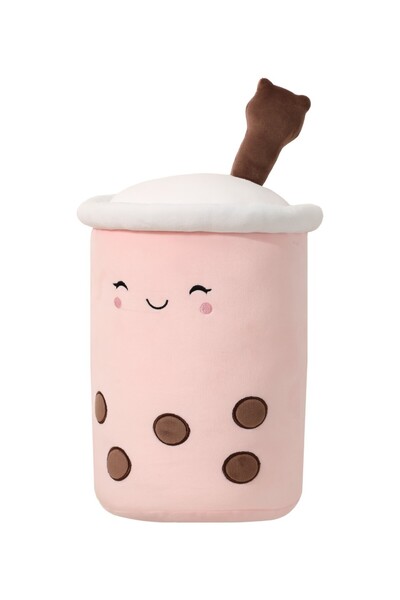 Miniso Sütlü Çay Peluş Yastık - Pembe 39cm