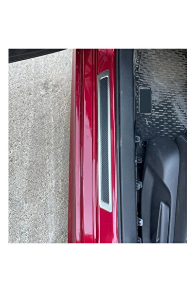 Leonacs Fams Otomotiv Seat Cordoba Krom Karbon Kapı Eşik Koruması 4 Parça 200...