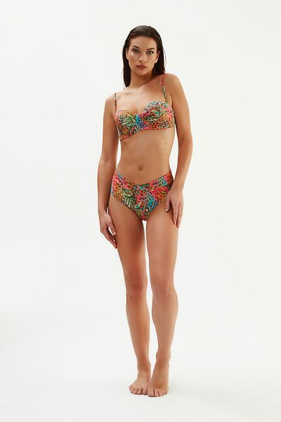 Eros Leopard 2019Esbk Covered Strapless Bikini Tk