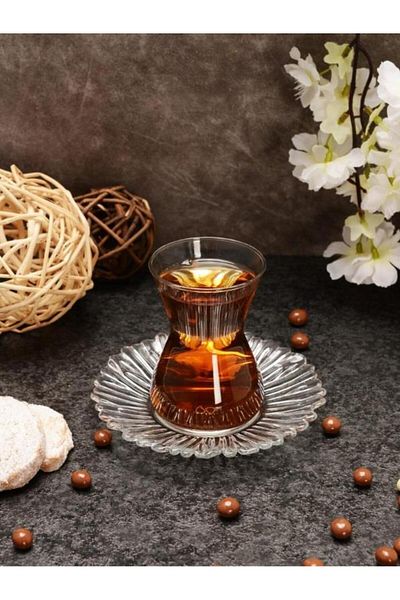 Paşabahçe 96621 6 Pieces Waterfall 140/4oz Tea Set