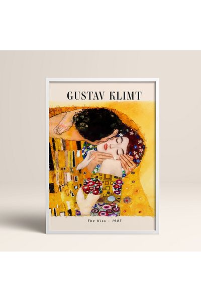 HOMEPACK Επιτραπέζιο ζωγραφική με κορνίζα Gustav Klimt Series Αφίσα Ζωγραφική TK/211