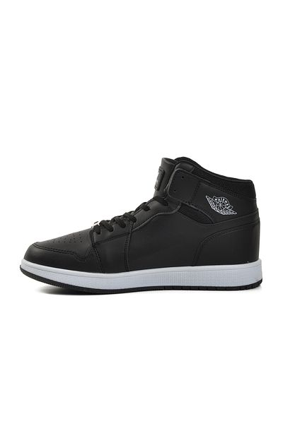 WALKWAY Sloga Hi Μαύρο-Μαύρο-Λευκό Ανδρικό Hi Sneaker