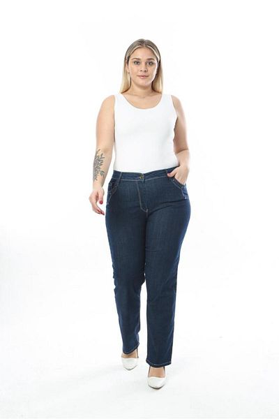 EYLÜL BUTİK WOMEN'S LARGE SIZE PIPE TROUSERS
