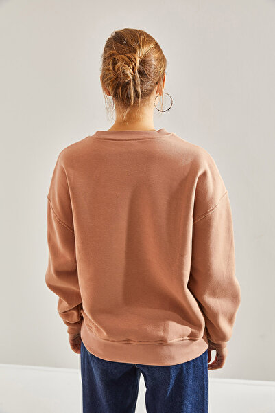 Bianco Lucci Dámska mikina Chicago s potlačou troch nití