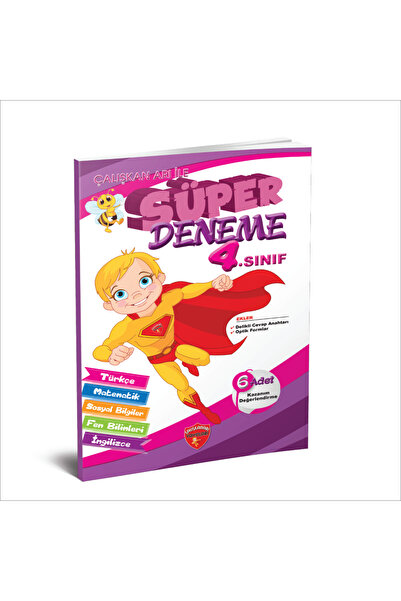 Çalışkan Arı Yayınları ÇALIŞKAN ARI - 4. SINIF SÜPER DENEME 6’LI
