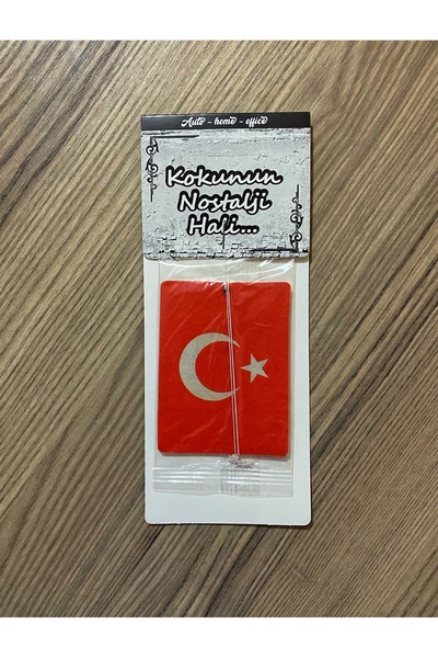 BTaksesuar Türk Bayrağı Oto Asma Koku