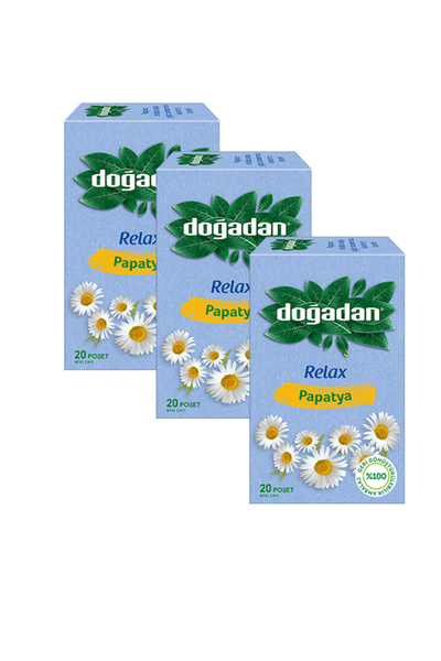 Doğadan Papaya Herbal Tea - 20 Posettes, 3 Pieces
