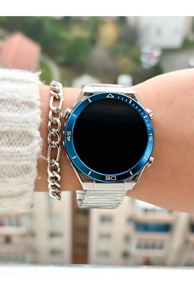 FERRO Son Sürüm(Aralık2023)Süper Amoled,Türkçe,Sesli Görüşme,11Farklı Spor Modlu Kadın AkıllıSaat+Bileklik