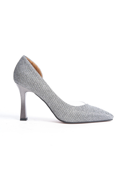 öz se shoes Γυναικεία παπούτσια με τακούνι SILVER SHIMMER