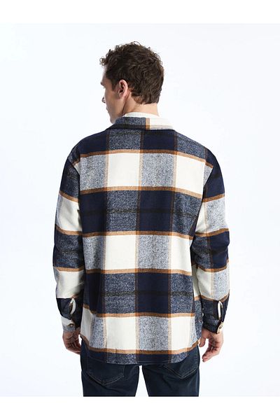 LC Waikiki Мъжка риза Lumberjack - нормална кройка, дълъг ръкав, карирана