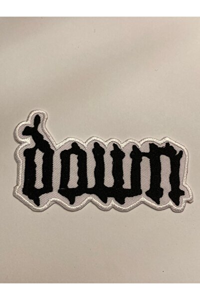StüdyoÜmitTişört رقعة شعار DOWN Metal Band، الحجاب، رقعة الجينز