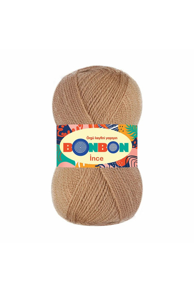 NAKO Bonbon Ince Sütlü Kahve 98672 El Örgü Ipliği 100gr