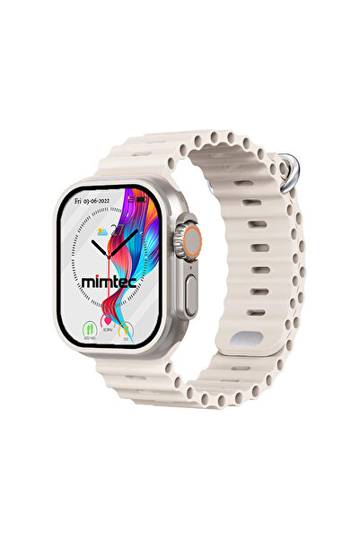 mimtec Apple Watch Uyumlu 42mm 44mm 45mm 49mm 1/2/3/4/5/6/se/7/8/9 Ultra Kordon Ocean Loop Kordon