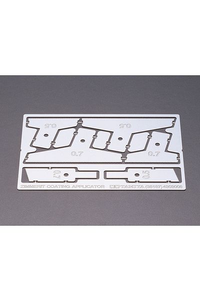 TAMIYA 0.5 and 0.7mm Zimmerit Comb Set (4 PCS), Hobby Hand Tools