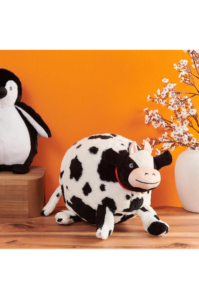 SHIVA Gift & More İnek Figürlü Yastık - 35x35 cm Uyku ve Oyun Arkadaşı Peluş ...