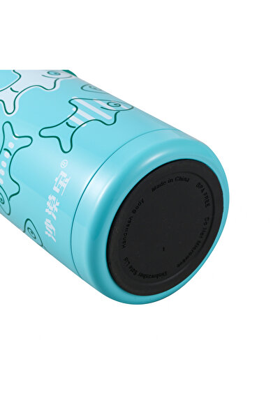 Shamobo 350 Ml Paslanmaz Çelik Pipetli Çocuk Matara Vagonlife (2'li Set)