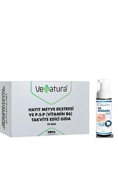 VeNatura 60 Tablets Chaste Fruit Extract and P-5-P (Vitamin B6) - Teeth White...