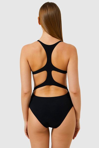 AYYILDIZ 3036 Black Swimsuit