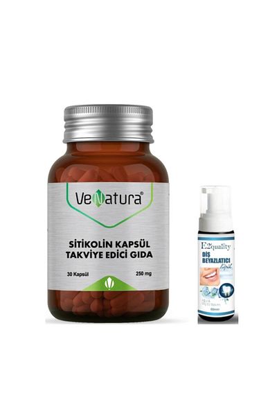 VeNatura Sitikolin - 30 Capsules Supplement Whitening Foam Gift