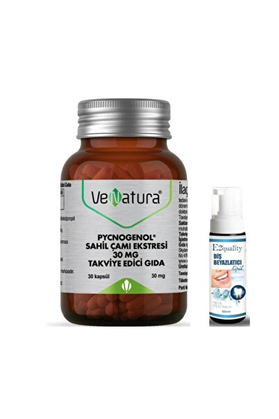 VeNatura Pycnogenol Sahil Çamı Ekstresi 30 mg Takviye Edici Gıda 30 Kapsül - ...